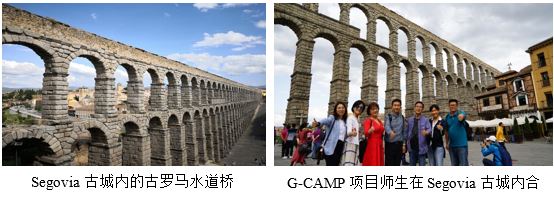 图3:世界文化保护遗产Segovia古城与古罗马水道桥