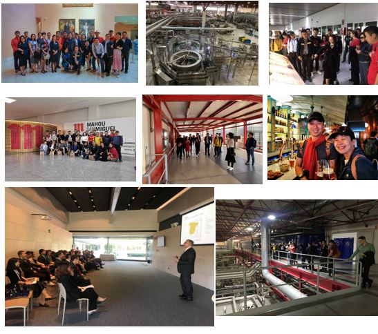 图5:G-CAMP项目师生参访马奥生力集团和REPSOL燃油公司